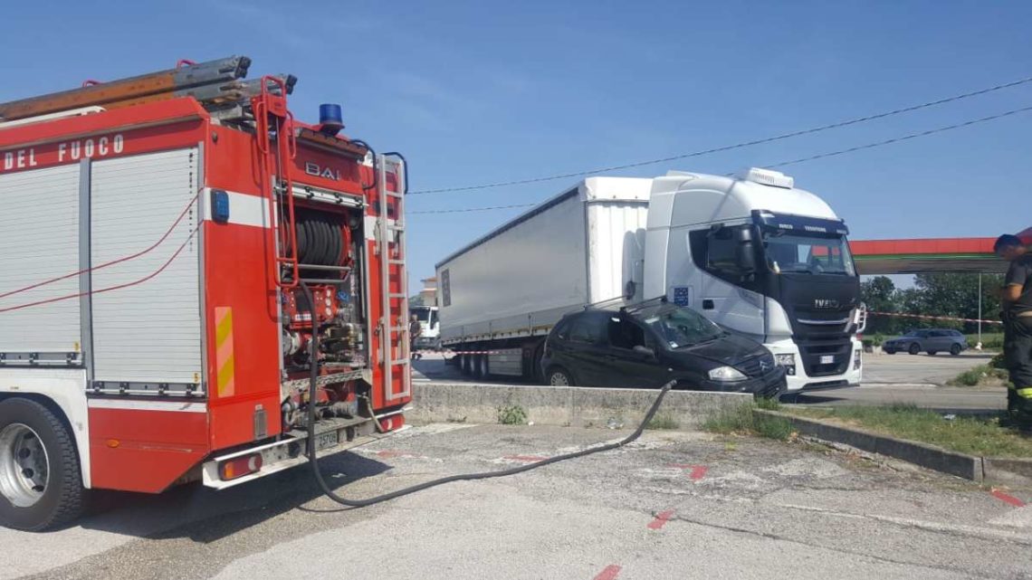 San Vittore del Lazio, incidente sul raccordo che porta al casello della A1