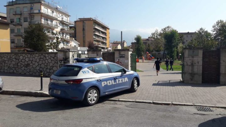 Lite tra bulli e mamme al parco Badel Powell di Cassino, interviene la polizia