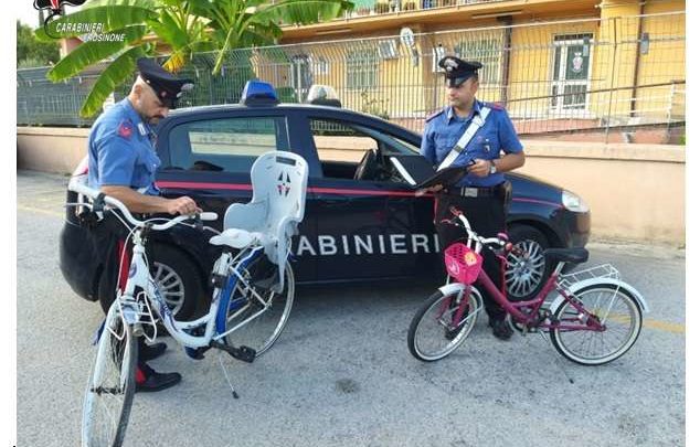 Ladri di biciclette ad Aquino, denunciati due stranieri