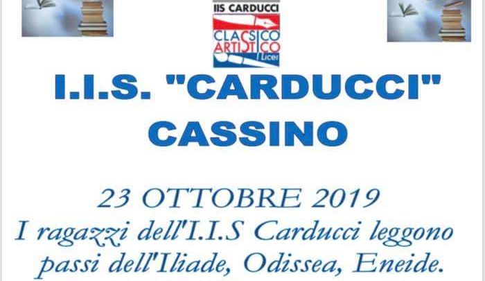 Flash-mob a Cassino – Lettura in piazza di passi scelti dall’Iliade e Odissea, Eneide e storie di miti