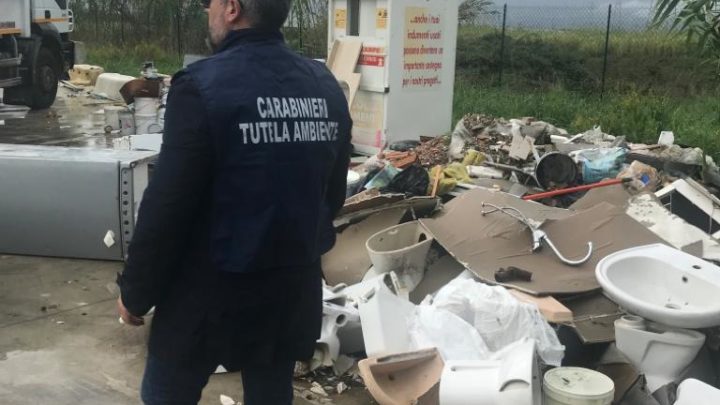Cellole – Carabinieri del Noe sequestrano isola ecologica, denunciate due persone e sequestri per 400mila euro