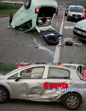 Ausonia, scontro tra due auto sulla superstrada Cassino Formia, donna in gravi condizioni