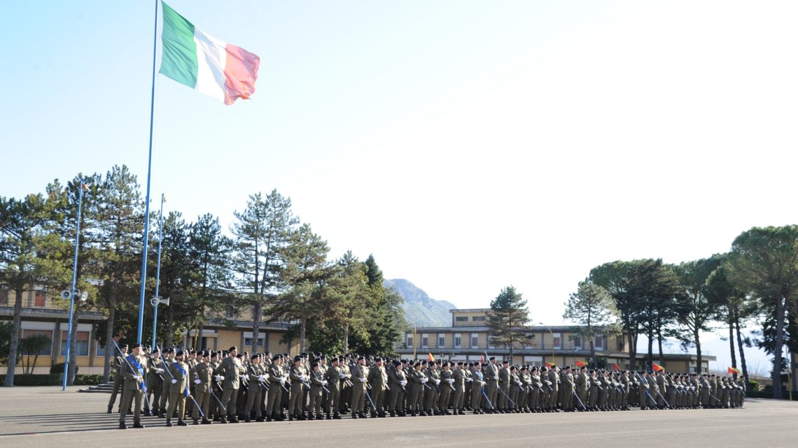 Cerimonia nella caserma Lolli Ghetti di Cassino, giurano 267 volontari in ferma prefissata