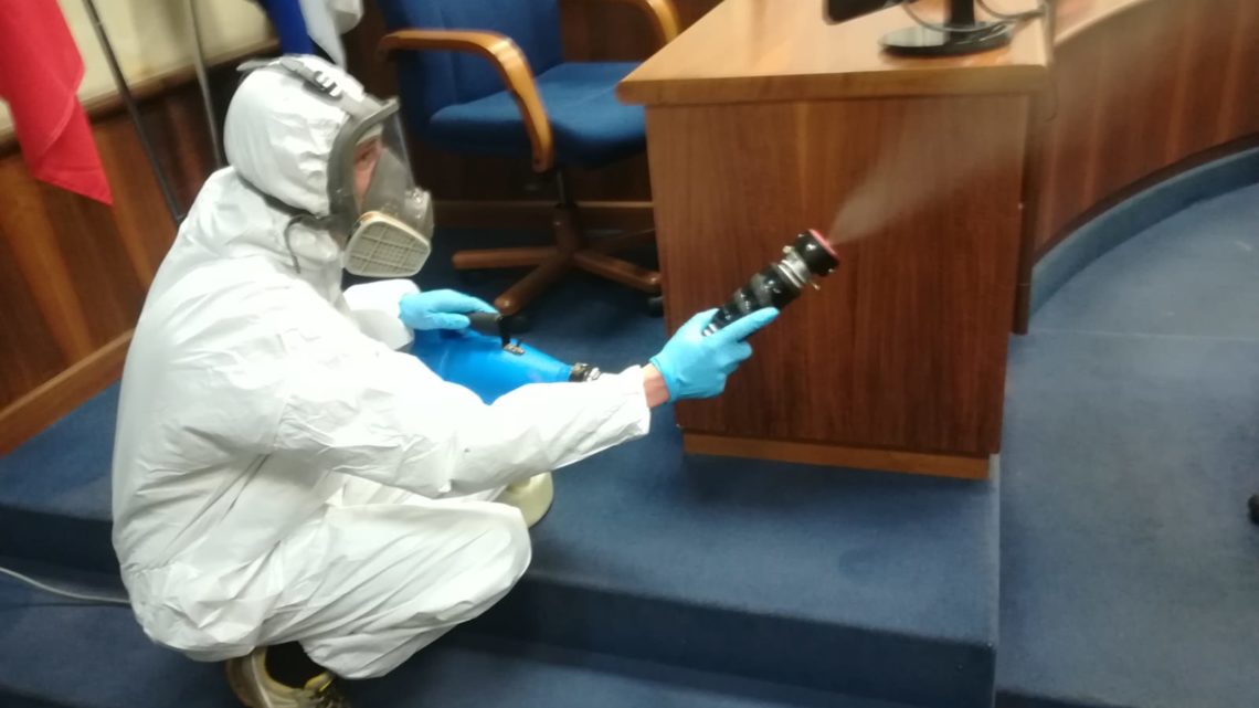 Frosinone, sanificazione degli uffici e degli ambienti comunali