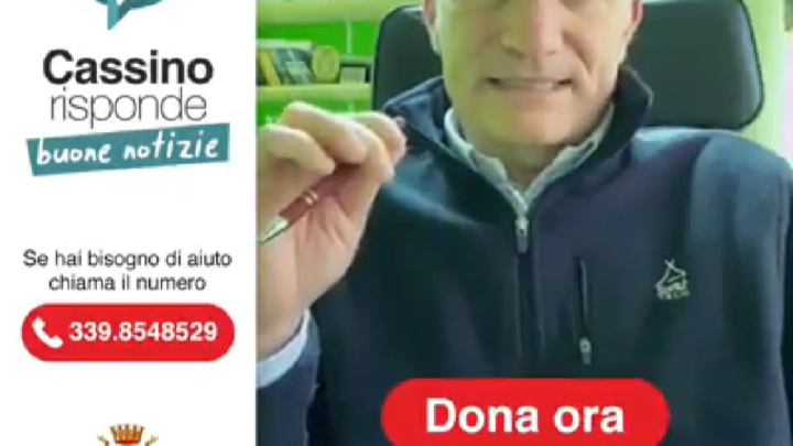 Coronavirus, a Cassino consegnati 2.016 buoni per 100.800 euro