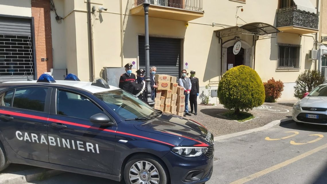 COVID-19. Ceprano. Carabinieri e solidarietà. Donati 300 pacchi di pasta COVID-19. Ceprano. Carabinieri e solidarietà. Donati 300 pacchi di pasta