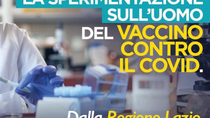 Coronavirus, da giugno lo Spallanzani sperimenterà vaccino sull’uomo