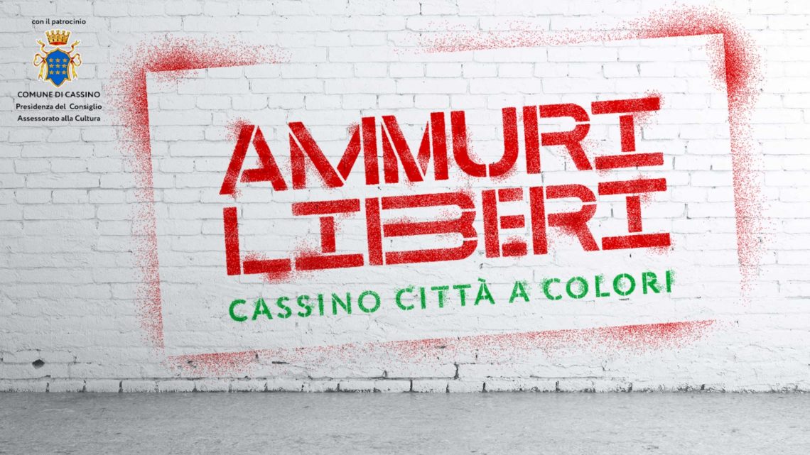 Cassino città a colori, il talento di writers locali ed internazionali con il progetto “Ammuri Liberi”