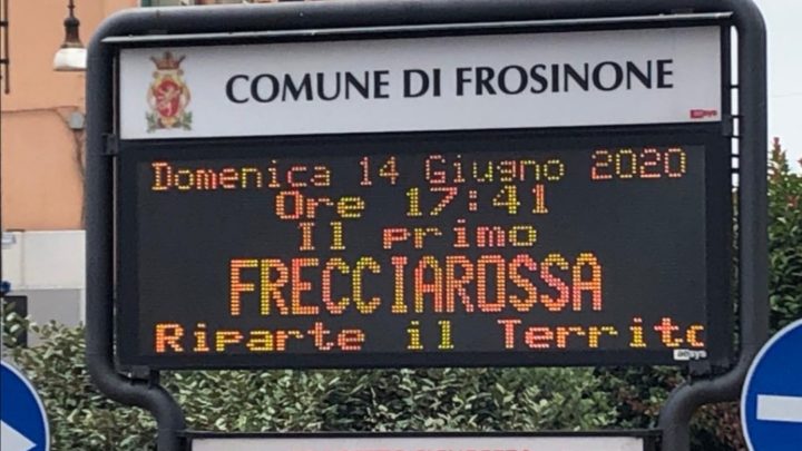 Frosinone, grande attesa in città per il Frecciarossa