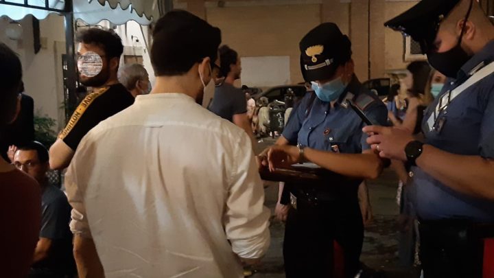 Movida al tempo del coronavirus, i controlli dei carabinieri a Roma