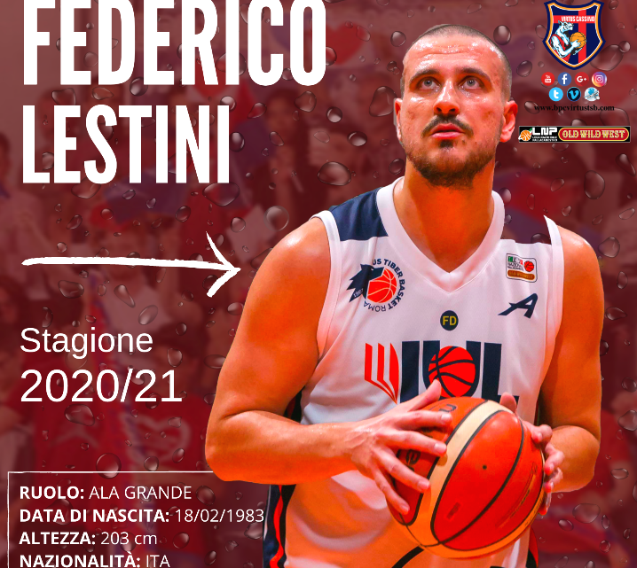 Altro colpo di mercato per la BPC Virtus Cassino: firmato il veterano Federico Lestini Altro colpo di mercato per la BPC Virtus Cassino: firmato il veterano Federico Lestini