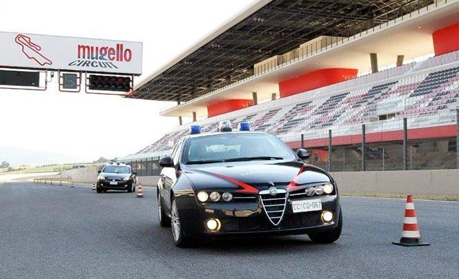 All’Autodromo del Mugello il nuovo corso di guida sicura di emergenza dei Carabinieri