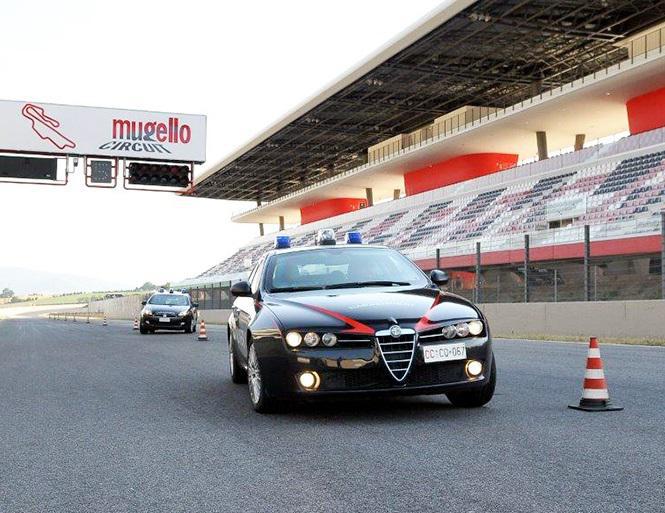 All’Autodromo del Mugello il nuovo corso di guida sicura di emergenza dei Carabinieri