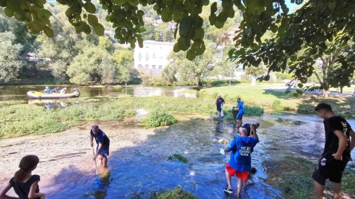 Cassino – Associazioni e amministratori puliscono il laghetto della villa comunale