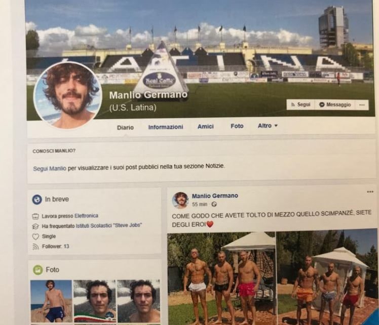 Post razzista su Facebook su morte di Willy Montero, denunciato studente di Treviso e videomaker di Cassino