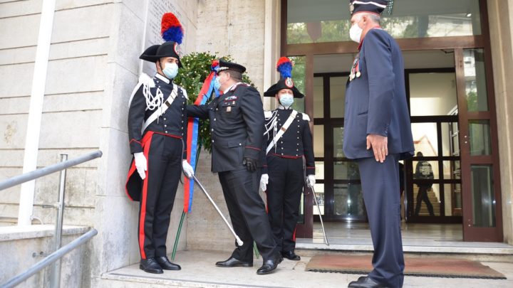 Frosinone – Deposta una corona in commemorazione dei Militari caduti in guerra e nel dopoguerra