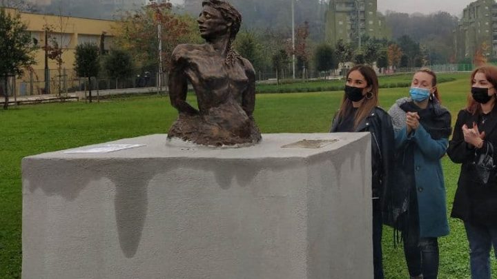 Frosinone, inaugurate due sculture al Parco Matusa