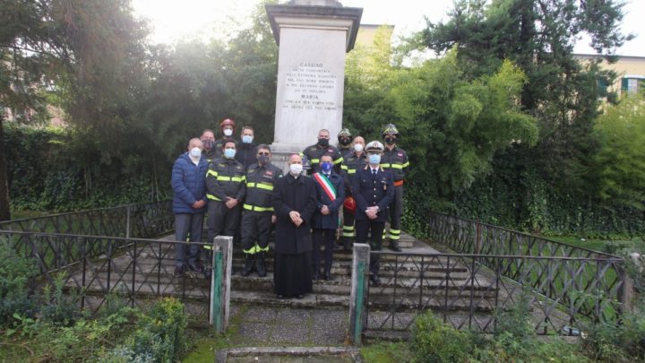 I vigili del fuoco di Cassino celebrano con il vescovo Santa Barbara e anticipano l’incoronazione