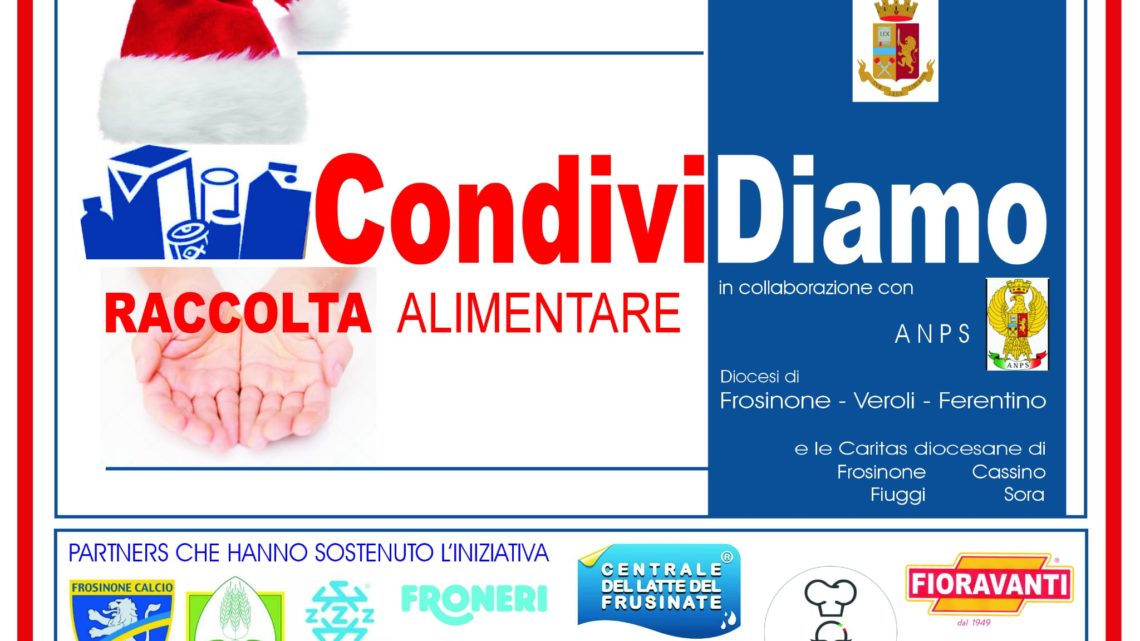 Frosinone – La Polizia di Stato a sostegno dei più bisognosi con l’iniziativa “CondiviDiamo” Frosinone – La Polizia di Stato a sostegno dei più bisognosi con l’iniziativa “CondiviDiamo”