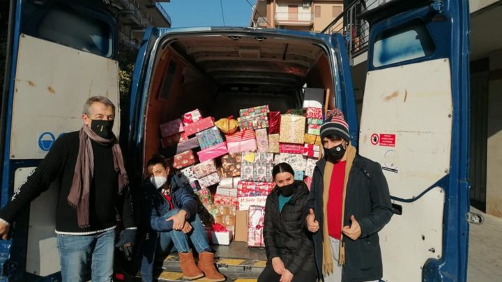 A Cassino donate 650 “scatole di Natale”