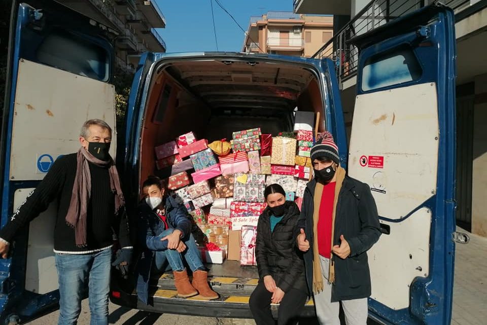 A Cassino donate 650 “scatole di Natale”