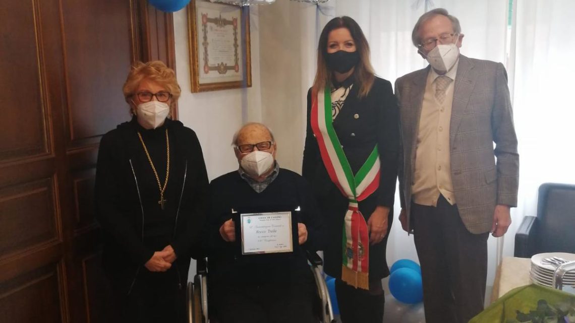 Cassino – Rocco Trelle compie cento anni