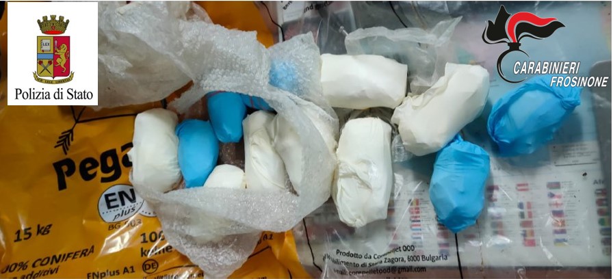Nascondevano oltre un chilo di cocaina, arrestati mamma e figlio a Frosinone Nascondevano oltre un chilo di cocaina, arrestati mamma e figlio a Frosinone