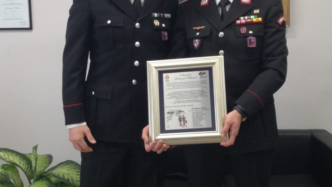 Il Luogotenente Domenico Palmieri lascia la stazione dei Carabinieri di Picinisco per raggiungere quella di Pescasseroli Il Luogotenente Domenico Palmieri lascia la stazione dei Carabinieri di Picinisco per raggiungere quella di Pescasseroli