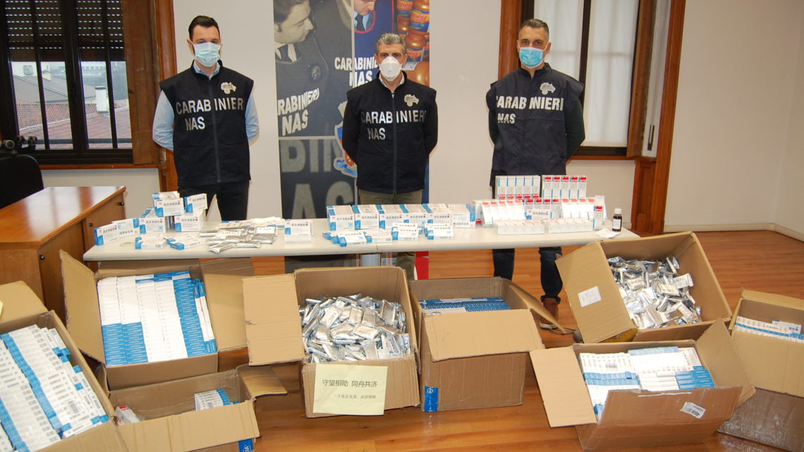 Oltre 64mila farmaci per la cura del covid-19 sequestrati dai Carabinieri del Nas