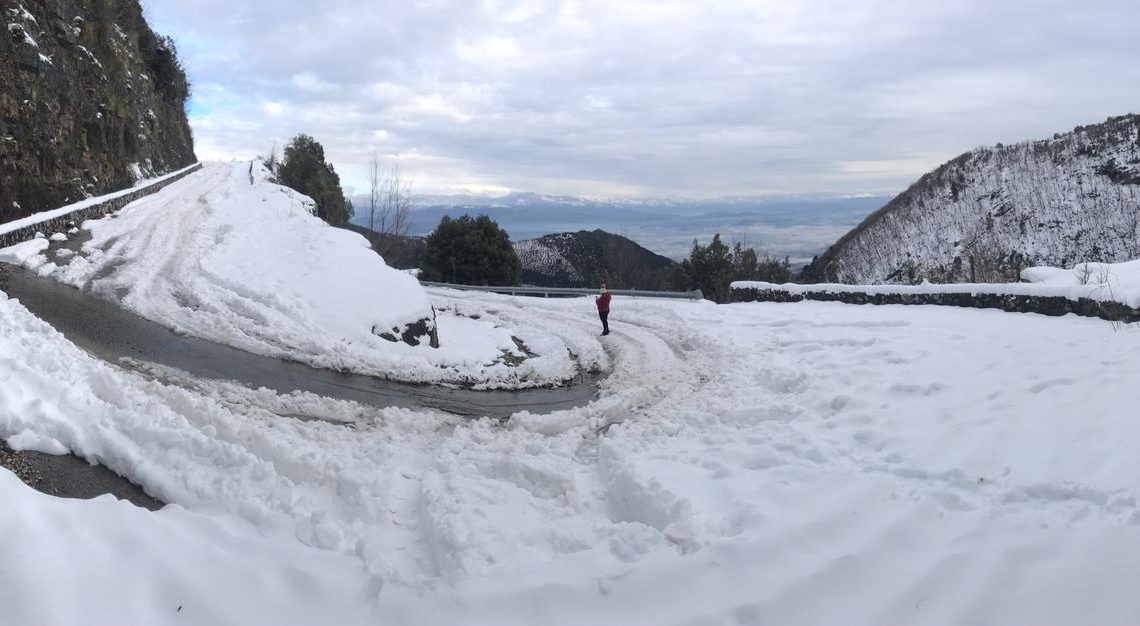 Supino – Befana con la neve, Santa Serena imbiancata nelle foto di Gino Coletta