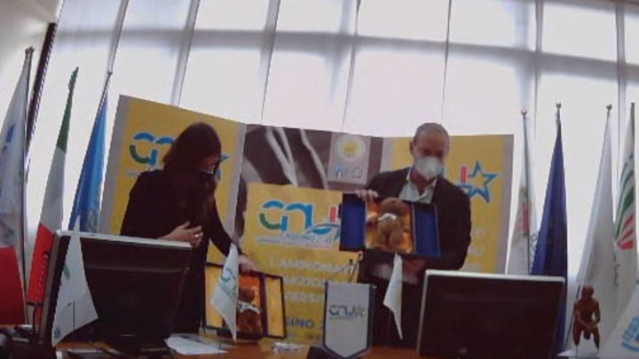 L’orso Wojtek mascotte dei Campionati Nazionali Universitari 2021