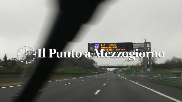 Maltempo: pioggia e neve da quote collinari al Centro-Sud, allerta gialla in sette regioni