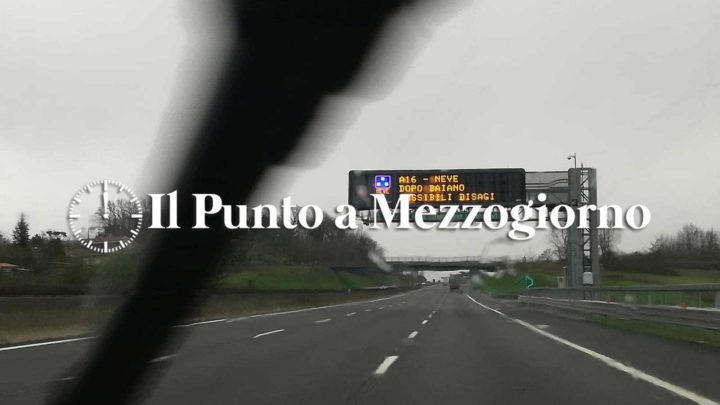 Maltempo: ancora neve a bassa quota e venti forti al Centro-Sud  Allerta gialla in sei regioni