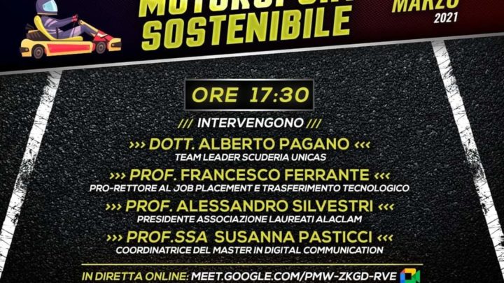 Unicas, Forum sul motorsport sostenibile