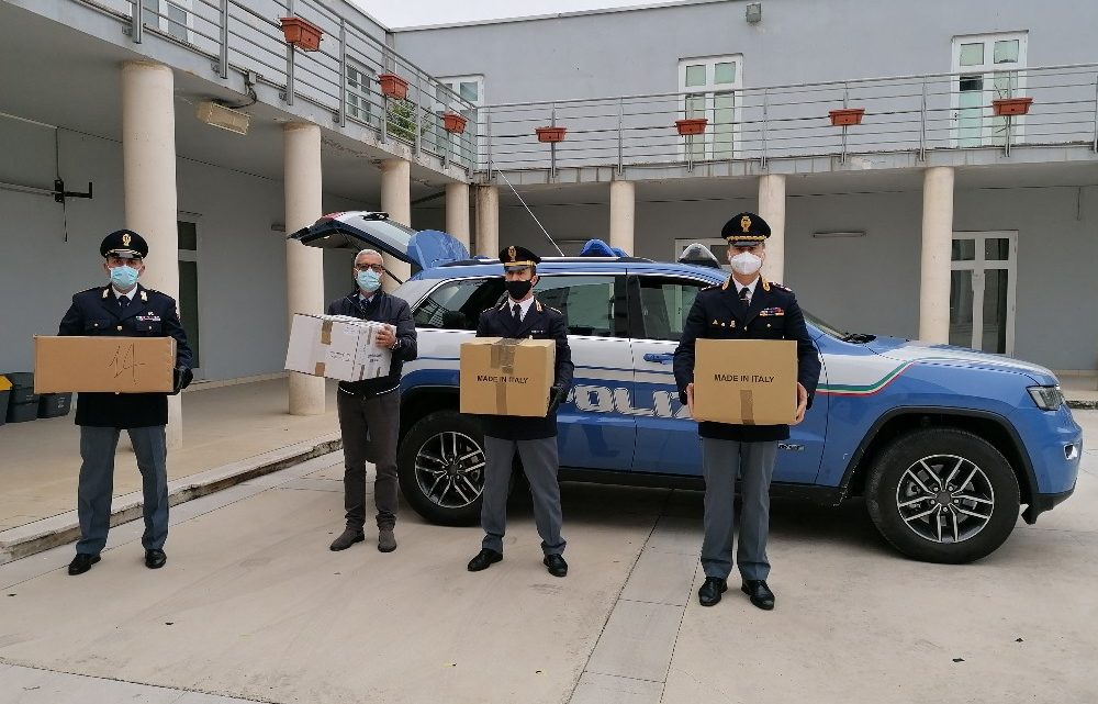Frosinone – La Polizia di Stato devolve merce confiscata a sostegno dei più bisognosi