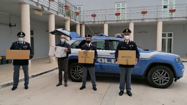 Frosinone – La Polizia di Stato devolve merce confiscata a sostegno dei più bisognosi