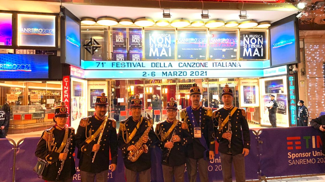 La Banda musicale della Polizia di Stato si esibirà questa sera alla giornata inaugurale del 71° Festival di Sanremo