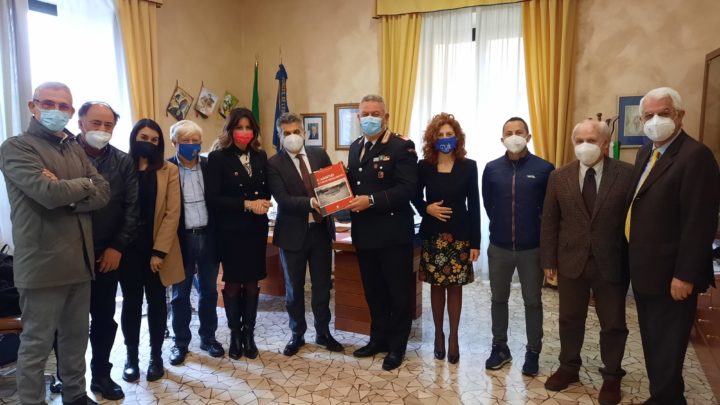 Il luogotenente Raucci al comando del Nucleo Informativo dei carabinieri di Frosinone, il saluto dell’amministrazione comunale di Cassino