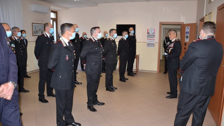 Il Generale di Corpo d’Armata Burgio visita il Comando Provinciale Carabinieri di Frosinone
