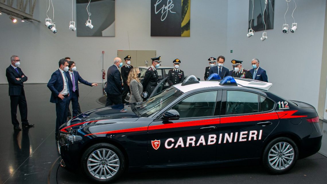 Presentata l’Alfa Romeo Giulia per l’Arma dei Carabinieri