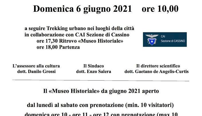 Cassino Restart, domenica 6 giugno riapre il museo historiale
