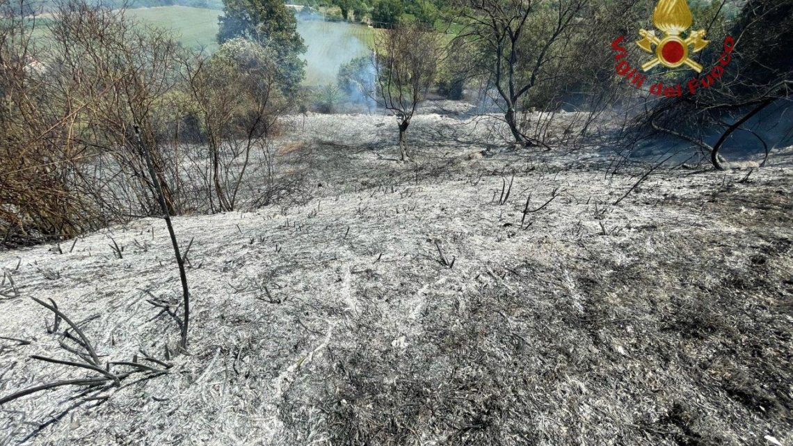 Incendi, brucia anche la provincia di Isernia