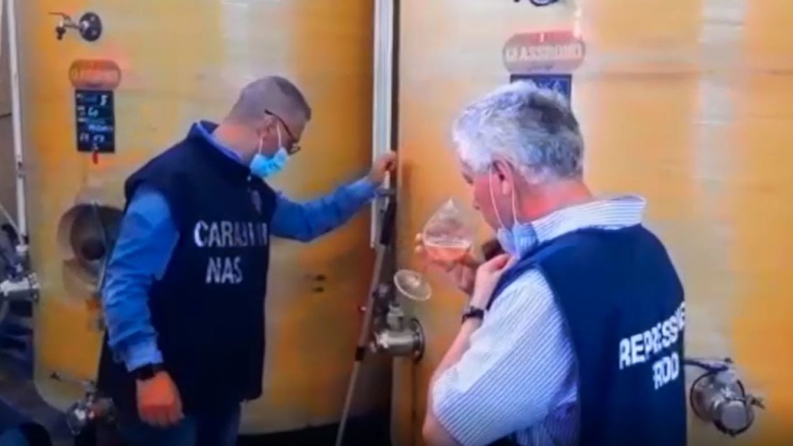 Azienda del vino Dop “tarocco” a Tivoli, sequestrati 3mila litri e denunciate 5 persone