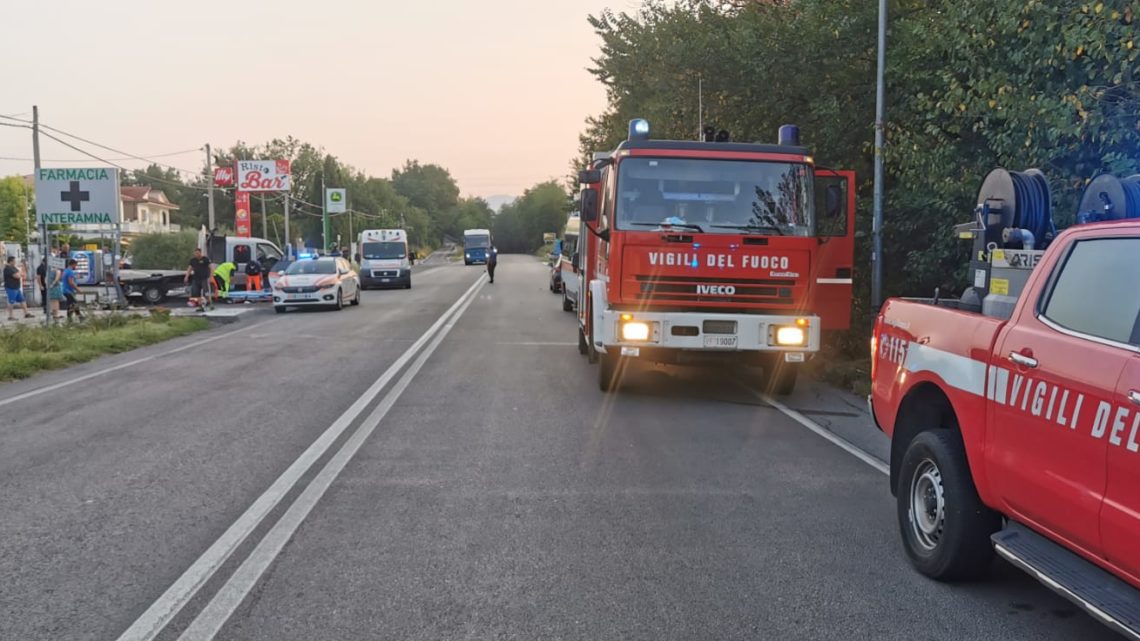 Incidente stradale sulla Cassino Formia, due feriti