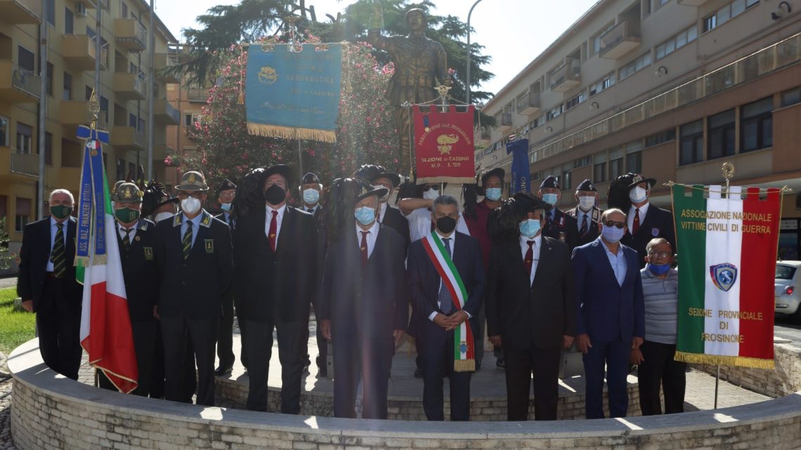 Cassino – Enrico Toti, cerimonia davanti al monumento per l’anniversario della morte