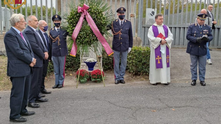 Roma- 40esimo anniversario dell’uccisione del Capitano Straullu e della Guardia di P. S. Ciriaco Di Roma   