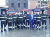 Il sindaco Coletta visita i Vigili del Fuoco del comando provinciale di Latina