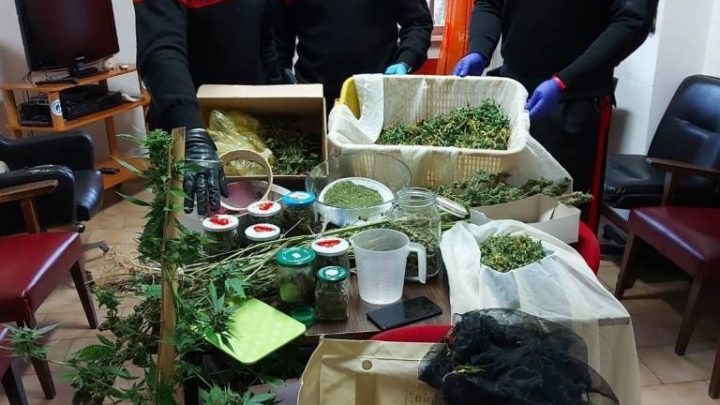 Gallinaro – Sequestrato oltre un chilo di marijuana, arrestato 38enne