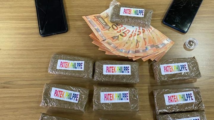 Fermati con un chilo di hashish, arrestati due fratelli romani