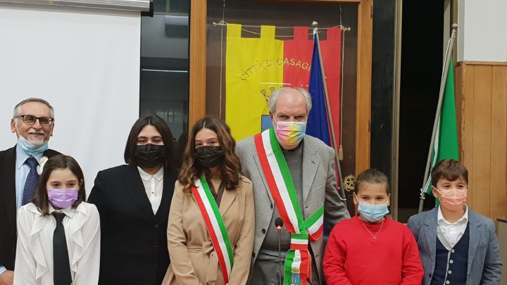 Casagiove – Si inaugura il consiglio comunale dei ragazzi e delle ragazze, Martina Trematerra eletta sindaca